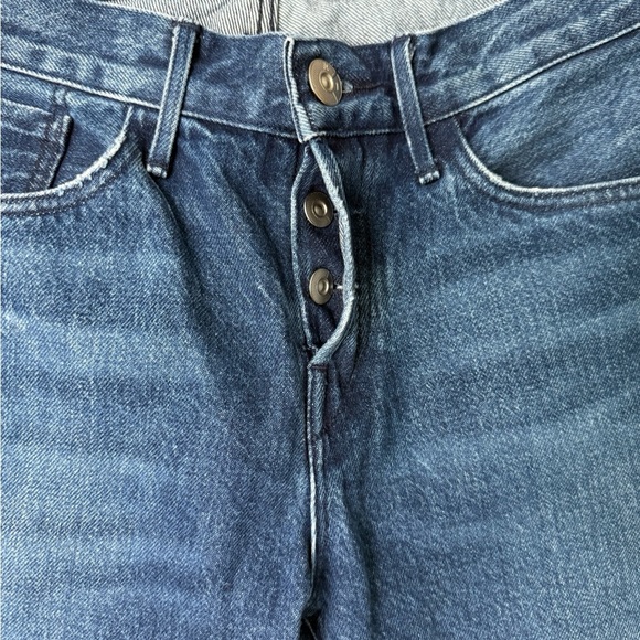 3x1 3x1 Fringe Straight Crop In Lima Jeans Dark Wash Size 26” - Picture 3 of 13